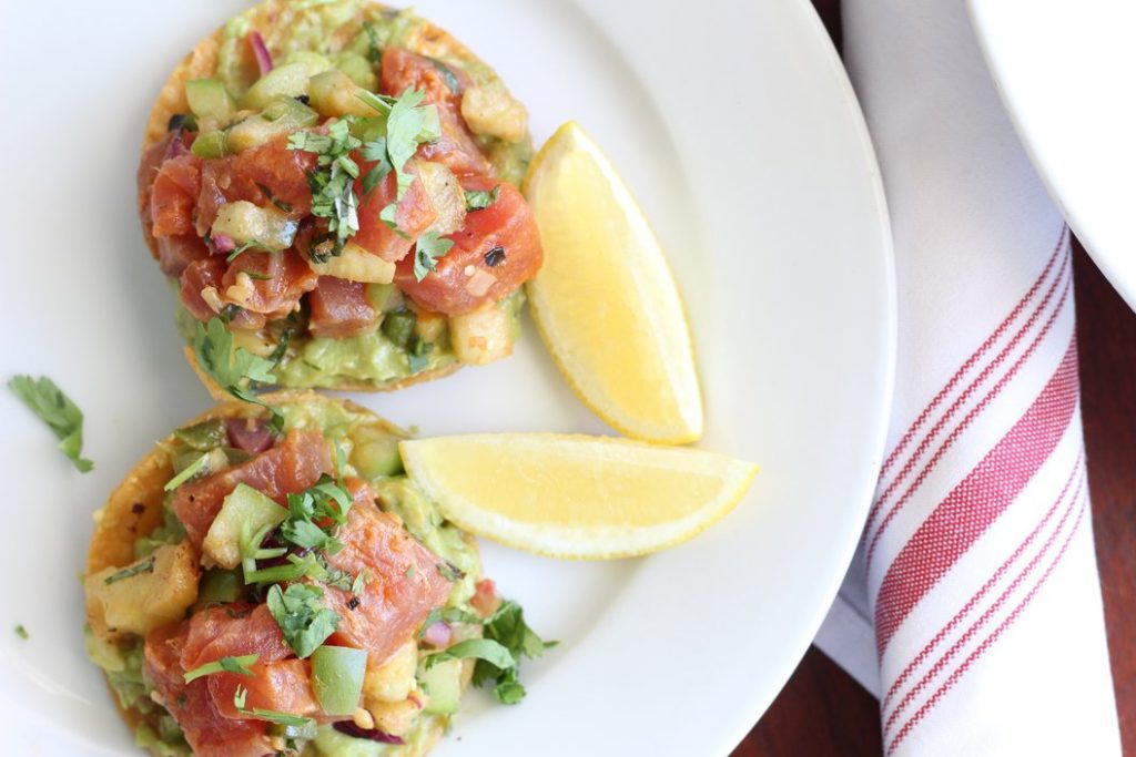 El Alma Cafe y Cantina Ahi Tuna Ceviche Tostadas Story Plate Recipes