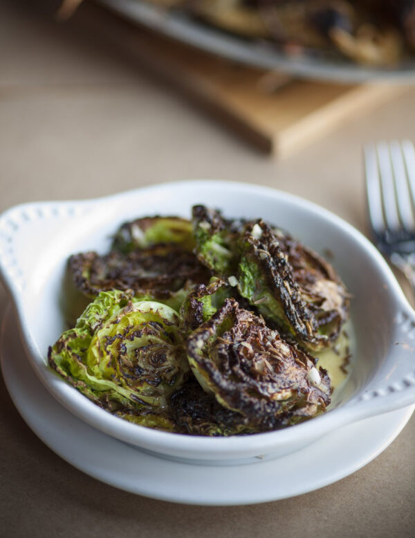 Osteria Mozza Roasted Cabbage with Toasted Caraway Vinaigrette
